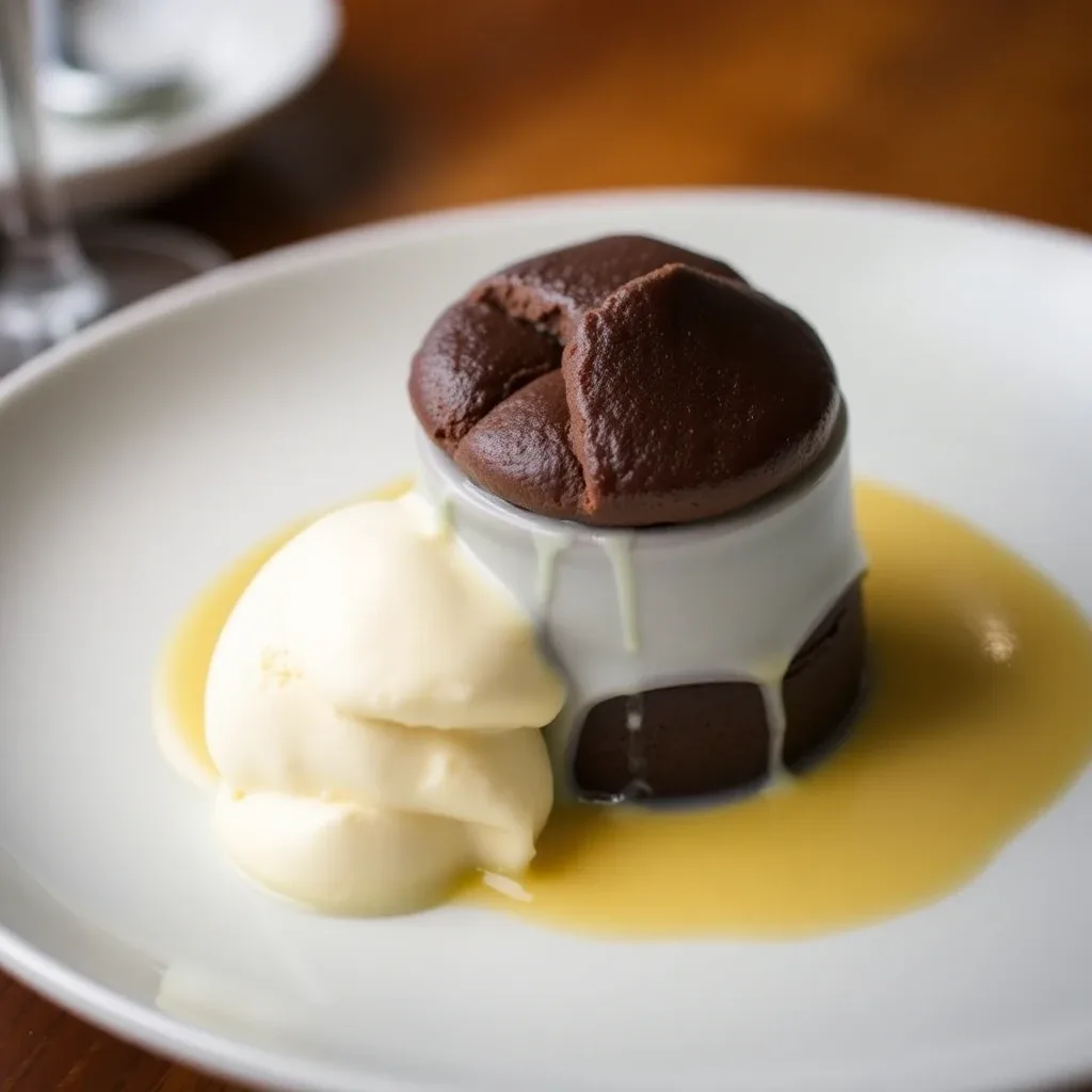 Valrhona Chocolate Soufflé